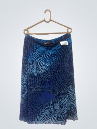 CORTE de GONZAGA Blauer Tierdruckrock