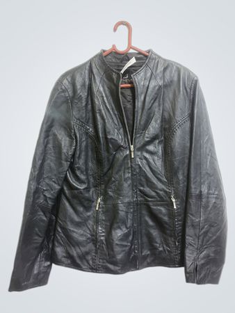 AUTHENTIC CLOTHING COMPANY Schwarze Lederjacke
