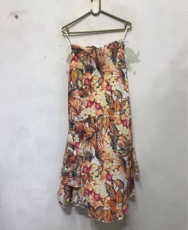 Maxikleid mit floralem Druck