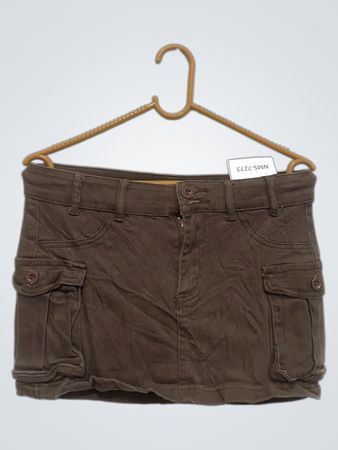 Brauner Cargo-Minirock