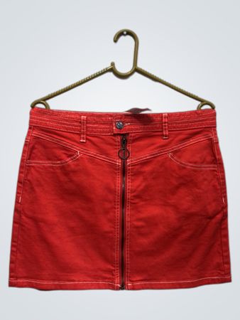 Forever 21 Rote Denim-Minirock