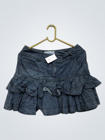 Clockhouse Denim Ruffle Minirock