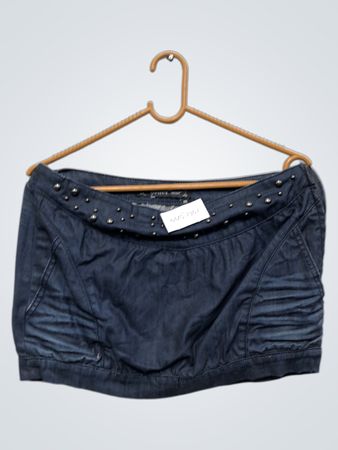 House Denim Nieten Minirock