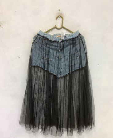 Zhen Zhen Denim und Tüllrock