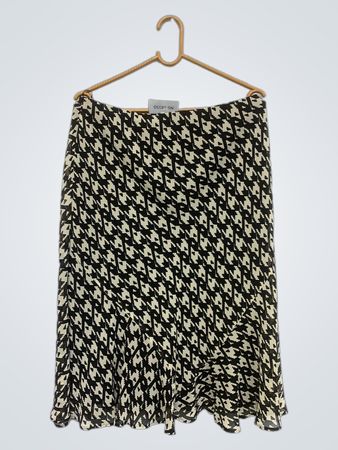 Hahnentrittmuster Midi-Rock