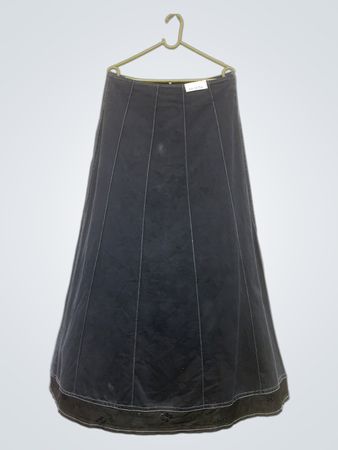 NS-16756 Schwarzer Maxi-Rock
