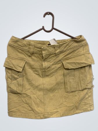 Khaki Cargo Minirock