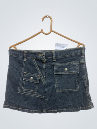 Jeans-Minirock mit Taschen