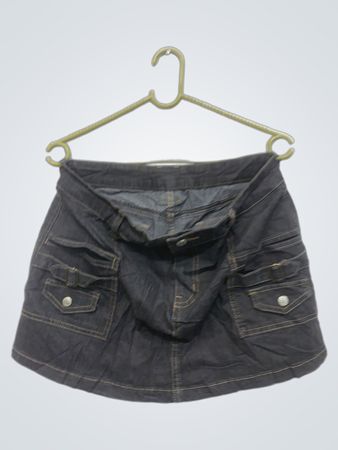 Denim Cargo Minirock