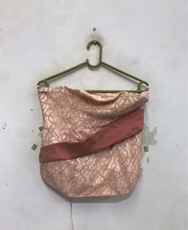 Rosa Spitzen-Corsage-Top