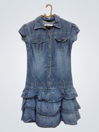 WeTweens by KappAhl Jeanskleid mit Rüschen