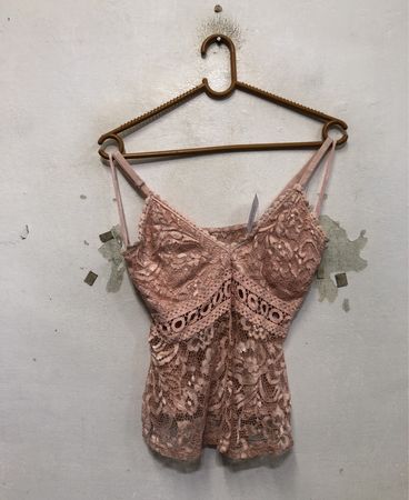 Pink Lace Camisole