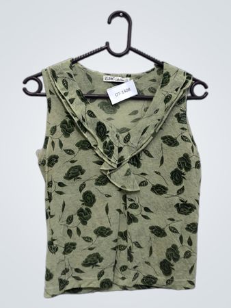 RUBIN Kollektion Ärmelloses Oberteil mit Blumenmuster