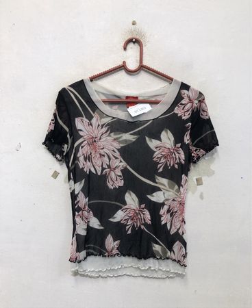 S.Oliver Floral Sheer Top