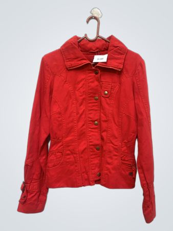 Vero Moda Rote Denimjacke