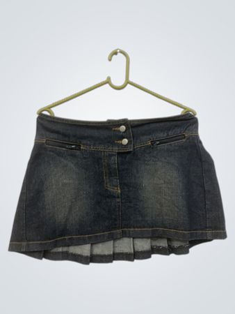 DANGERFIELD Denim Faltenrock