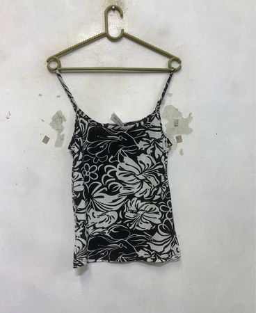 „Okay floral print Spaghettiträger-Top“