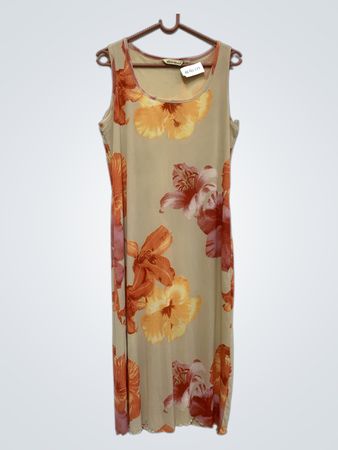 Eddie Bauer Floral Print Ärmelloses Kleid