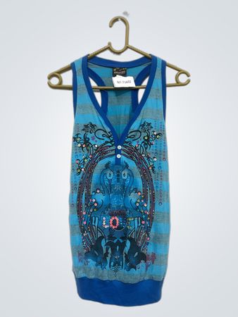 Indi+Go Urban Fashion Gestreiftes Tanktop
