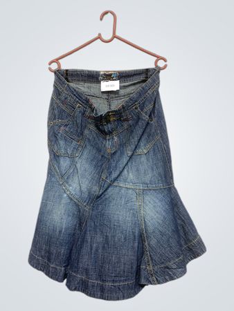 AZ DENIM Damen Denim-Rock OS-303