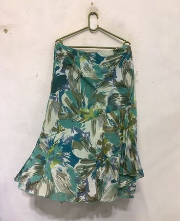 Fosh Blumenmuster Midi-Rock
