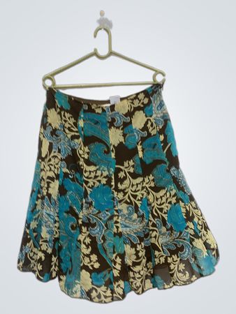 Dressbarn Blumendruck A-Linie Rock