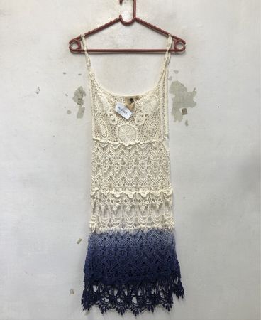 Häkel-Ombre-Kleid