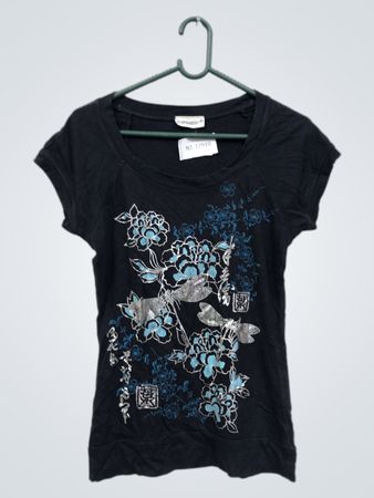 Clockhouse Schwarzes Grafik-T-Shirt