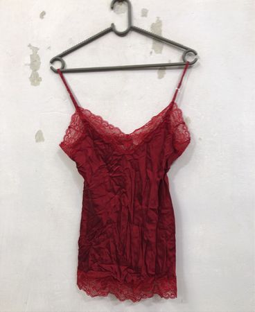 Intimissimi Rote Spitzen-Trim Camisole
