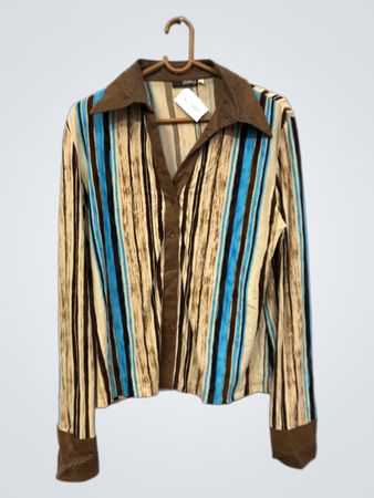 CADENA Gestreiftes Button-Up Hemd