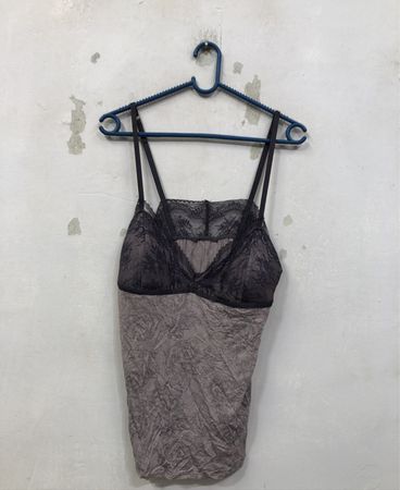 Damen Spitze Besatz Trägershirt