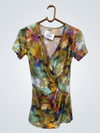 Voglio Damen Abstract Print Wickeloberteil