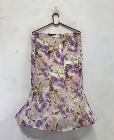 Happy D. by Damart Floral Print Midirock