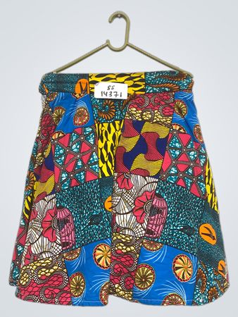 Patchwork-Print A-Linien-Rock
