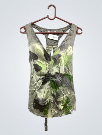 GURU Damen Tanktop mit Blumenmuster