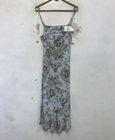 CARLEN Slipkleid mit Paisley-Print