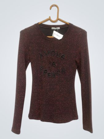 Amour ist französisches Langarmshirt