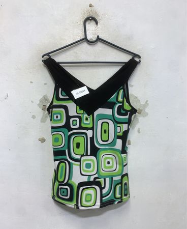 Tanktop mit geometrischem Muster