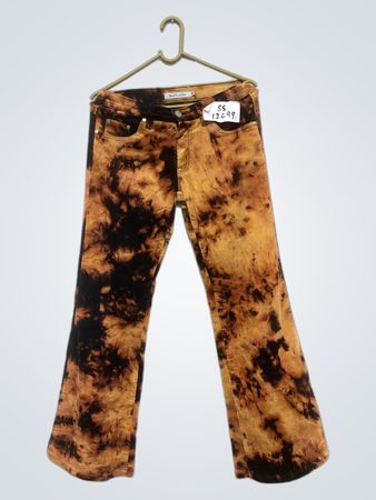 Rottweiler-Jeans mit Batikmuster