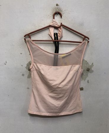 IN VOGUE PARIS Pink Mesh Top