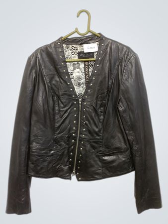 ONSTAGE DENMARK Black Studded Leather Jacket