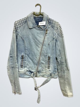 Denim Jacket with Belt