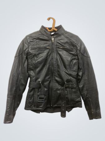 GILD Genuine Motorcycle Style Leather Jacket