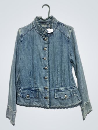 Limited Too Denim Jacket with Lace Trim