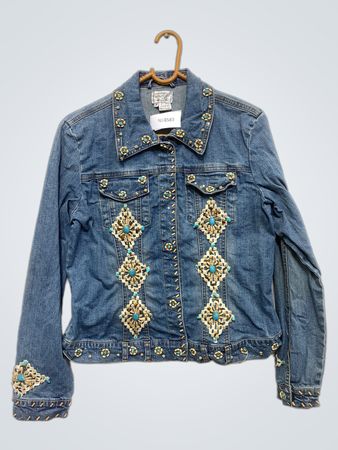 Veste en jean ornée KIST'S