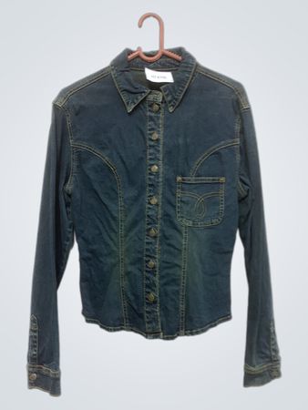 Denim Shirt with NJ-8796 Tag
