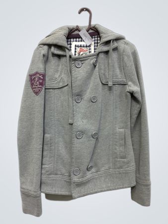 Miss America College Varsity Club Grey Hoodie