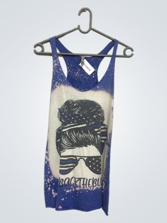Next Level gebleichtes Grafik-Tanktop