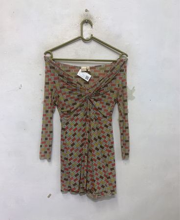 Sweet Pea von Stacy Frati Damen Mesh-Print Langarm-Oberteil