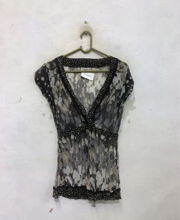 Street One bedruckte V‑Ausschnitt-Bluse